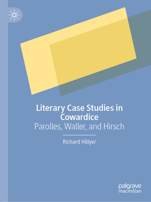 cover image of Literary Case Studies in Cowardice